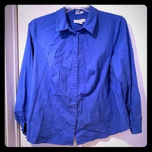 Liz Claiborne Women’s Dark Blue Blouse